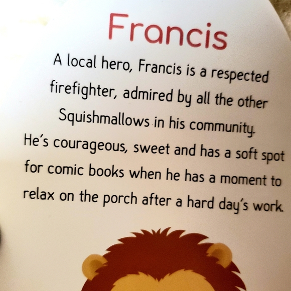 *SOLD** Squishmallows 16" Francis the Lion - Picture 4 of 5